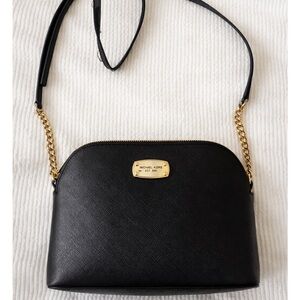 Michael Kors Black and Gold Crossbody Bag